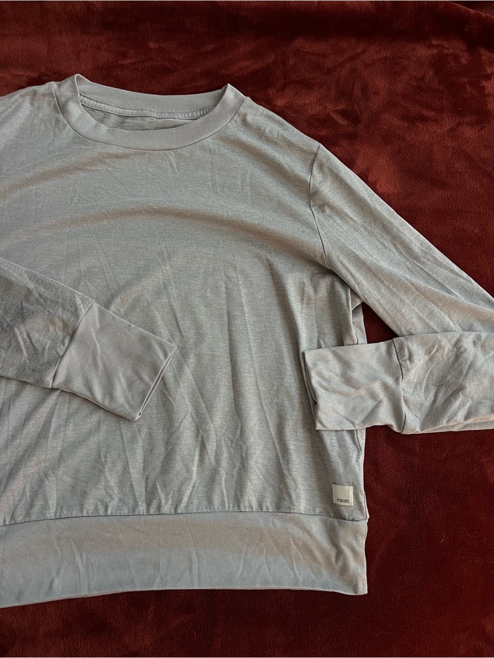Vuori Light Gray Crewneck Sweatshirt
